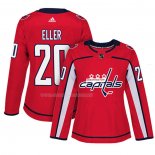 Maglia Hockey Donna Washington Capitals Lars Eller Home Autentico Giocatore Rosso