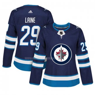 Maglia Hockey Donna Winnipeg Jets Patrik Laine Home Autentico Giocatore Blu