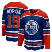 Maglia Hockey Edmonton Oilers Adam Henrique Home Breakaway Blu