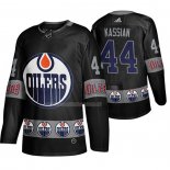 Maglia Hockey Edmonton Oilers Zack Kassian Breakaway Nero