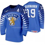 Maglia Hockey Finlandia Veli Matti Savinainen Away 2020 Iihf World Championship Blu