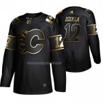 Maglia Hockey Golden Edition Calgary Flames Jarome Iginla Retired Giocatore Autentico Nero
