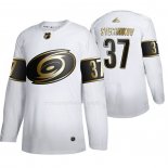 Maglia Hockey Golden Edition Carolina Hurricanes Andrei Svechnikov Autentico Bianco