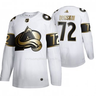 Maglia Hockey Golden Edition Colorado Avalanche Joonas Donskoi Limited Bianco