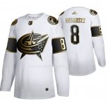 Maglia Hockey Golden Edition Columbus Blue Jackets Zach Werenski Autentico Bianco