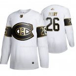 Maglia Hockey Golden Edition Montreal Canadiens Jeff Petry Autentico Bianco