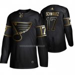 Maglia Hockey Golden Edition St. Louis Blues Jaden Schwartz Autentico Nero