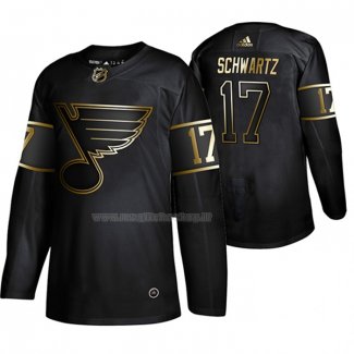 Maglia Hockey Golden Edition St. Louis Blues Jaden Schwartz Autentico Nero