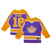 Maglia Hockey Los Angeles Kings Marcel Dionne Mitchell & Ness 1980-81 Blue Line Viola