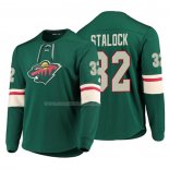 Maglia Hockey Minnesota Wild Alex Stalock Platinum Verde