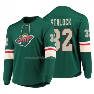Maglia Hockey Minnesota Wild Alex Stalock Platinum Verde
