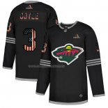 Maglia Hockey Minnesota Wild Charlie Coyle 2020 USA Flag Nero