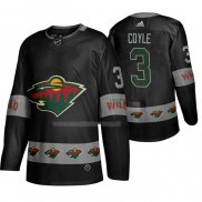 Maglia Hockey Minnesota Wild Charlie Coyle Breakaway Nero