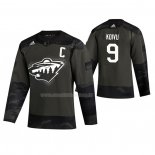 Maglia Hockey Minnesota Wild Mikko Koivu 2019 Veterans Day Camuffamento