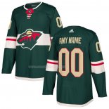 Maglia Hockey Minnesota Wild Personalizzate Home Verde