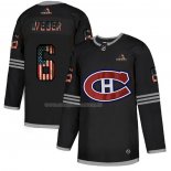 Maglia Hockey Montreal Canadiens Shea Weber 2020 USA Flag Nero