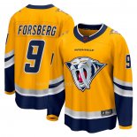 Maglia Hockey Nashville Predators Filip Forsberg Special Edition Breakaway Giallo