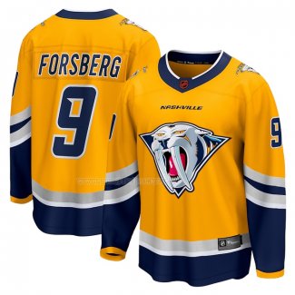 Maglia Hockey Nashville Predators Filip Forsberg Special Edition Breakaway Giallo