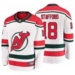 Maglia Hockey New Jersey Devils Drew Stafford Alternato Breakaway Bianco
