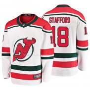 Maglia Hockey New Jersey Devils Drew Stafford Alternato Breakaway Bianco