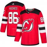 Maglia Hockey New Jersey Devils Jack Hughes Home Autentico Rosso