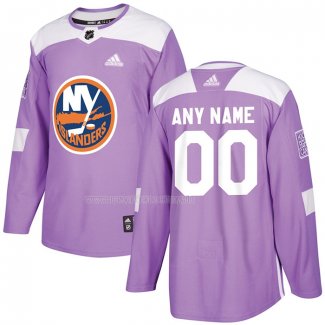 Maglia Hockey New York Islanders Personalizzate Viola
