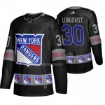 Maglia Hockey New York Rangers Henrik Lundqvist Breakaway Nero
