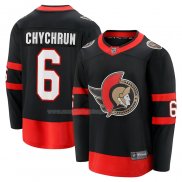 Maglia Hockey Ottawa Senators Jakob Chychrun Home Breakaway Nero