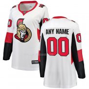 Maglia Hockey Ottawa Senators Personalizzate Away Bianco