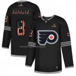 Maglia Hockey Philadelphia Flyers Dave Schultz 2020 USA Flag Nero