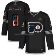 Maglia Hockey Philadelphia Flyers Dave Schultz 2020 USA Flag Nero