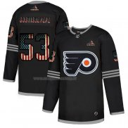 Maglia Hockey Philadelphia Flyers Shayne Gostisbehere 2020 USA Flag Nero