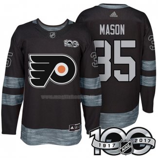 Maglia Hockey Philadelphia Flyers Steve Mason 1917-2017 100th Anniversario Nero