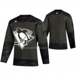 Maglia Hockey Pittsburgh Penguins 2019 Veterans Day Camuffamento