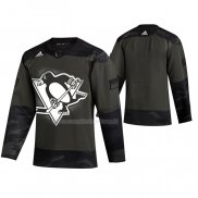Maglia Hockey Pittsburgh Penguins 2019 Veterans Day Camuffamento
