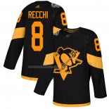 Maglia Hockey Pittsburgh Penguins Mark Recchi Autentico 2019 Stadium Series Nero
