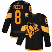 Maglia Hockey Pittsburgh Penguins Mark Recchi Autentico 2019 Stadium Series Nero
