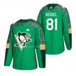 Maglia Hockey Pittsburgh Penguins Phil Kessel 2018 Dia de San Patricio Verde