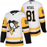 Maglia Hockey Pittsburgh Penguins Phil Kessel Autentico Away 2018 Bianco