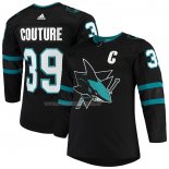 Maglia Hockey San Jose Sharks Logan Couture Alternato Autentico Nero