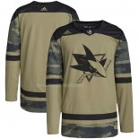 Maglia Hockey San Jose Sharks Military Appreciation Team Autentico Practice Camuffamento