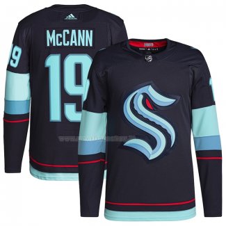 Maglia Hockey Seattle Kraken Jared Mccann Home Autentico Blu