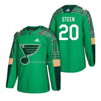 Maglia Hockey St. Louis Blues Bob Plager Throwback Autentico Blu