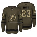 Maglia Hockey Tampa Bay Lightning J.T. Brown Salute To Service Verde Militare