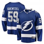 Maglia Hockey Tampa Bay Lightning Jake Guentzel Home Premier Breakaway Blu