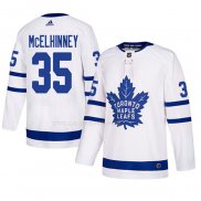 Maglia Hockey Toronto Maple Leafs Curtis Mcelhinney Autentico Away Bianco