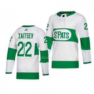 Maglia Hockey Toronto Maple Leafs Nikita Zaitsev Road Bianco