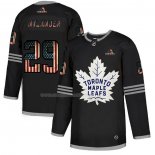 Maglia Hockey Toronto Maple Leafs William Nylander 2020 USA Flag Nero