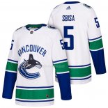 Maglia Hockey Vancouver Canucks Luca Sbisa 2018 Premier Bianco