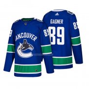 Maglia Hockey Vancouver Canucks Sam Gagner Autentico Home 2018 Blu